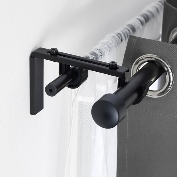 BETYDLIG curtain rod holder, black