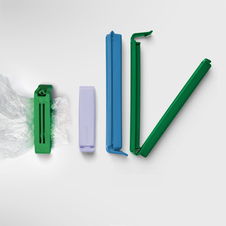 BEVARA sealing clip, set of 24, mixed colours