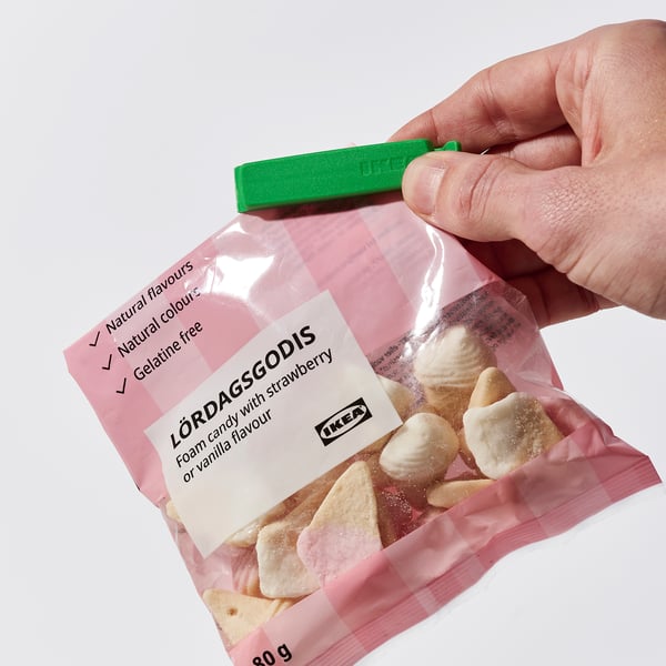 BEVARA sealing clip, set of 26, mixed colours