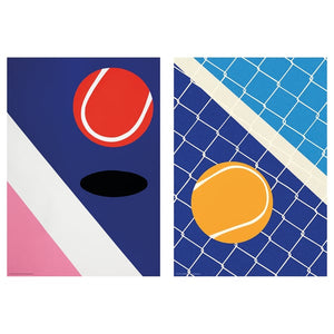 BILD poster, tennis match, 21x30 cm, 2 pack