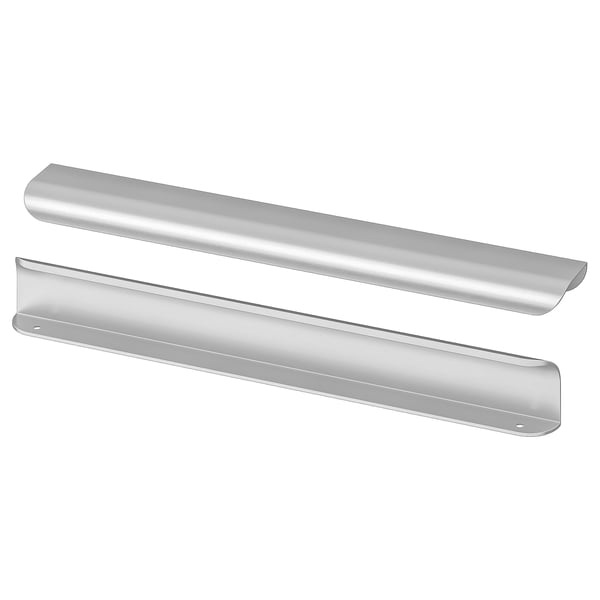 BILLSBRO handle, stainless steel colour, 320 mm, 2 pack
