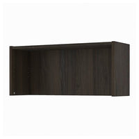 BILLY height extension unit, dark brown oak effect, 80x28x35 cm