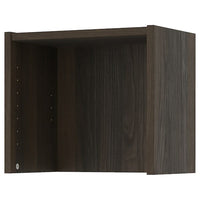 BILLY height extension unit, dark brown oak effect, 40x28x35 cm
