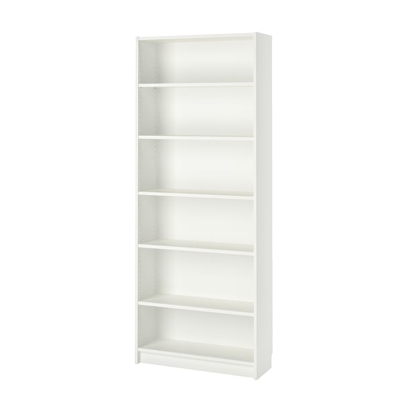 BILLY bookcase, white, 80x28x202 cm
