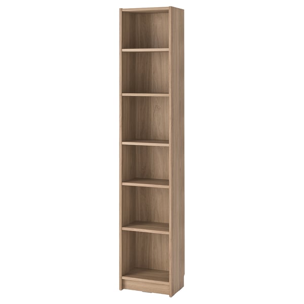 BILLY bookcase, oak effect, 40x28x202 cm