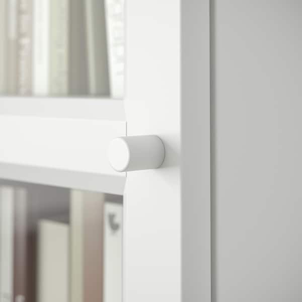 Ikea BILLY / OXBERG - Bookcase with glass door, white/glass, 40x30x237 cm