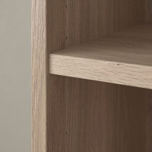 Ikea BILLY / OXBERG - Bookcase w height extension ut/drs, oak effect, 160x30x237 cm