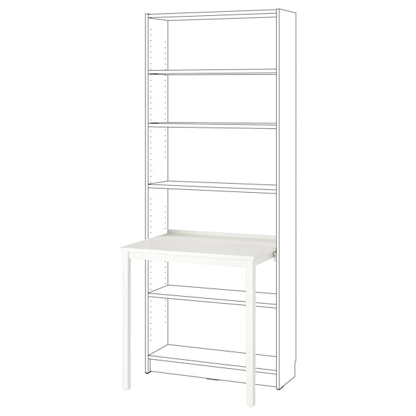 BILLY desk, Depth: 60 cmHeight: 75 cmWidth: 76 cm