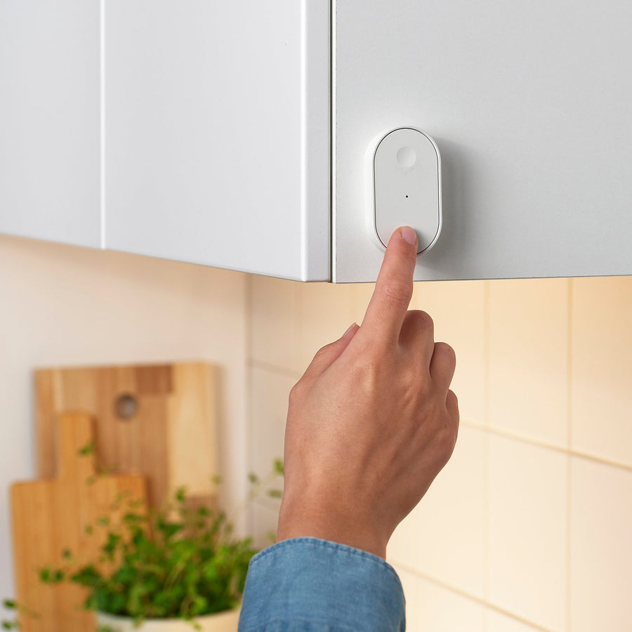 BILRESA remote control, white smart/dual button, 70 mmx36 mm cm