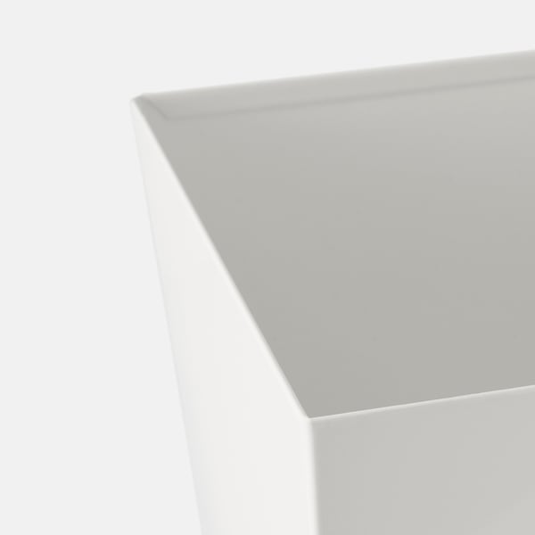 BITTERGURKA plant pot, white, 32x15 cm