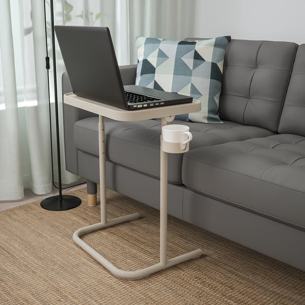 BJÖRKÅSEN laptop stand, beige, 46x70x35 cm