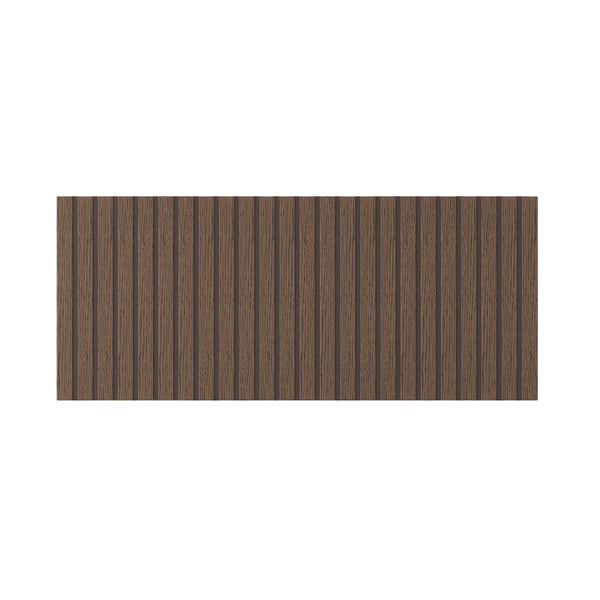 BJÖRKÖVIKEN drawer front, brown stained oak veneer, 60x26 cm