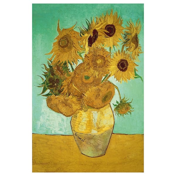 BJÖRKSTA picture, still life/Vase With Twelve Sunflowers