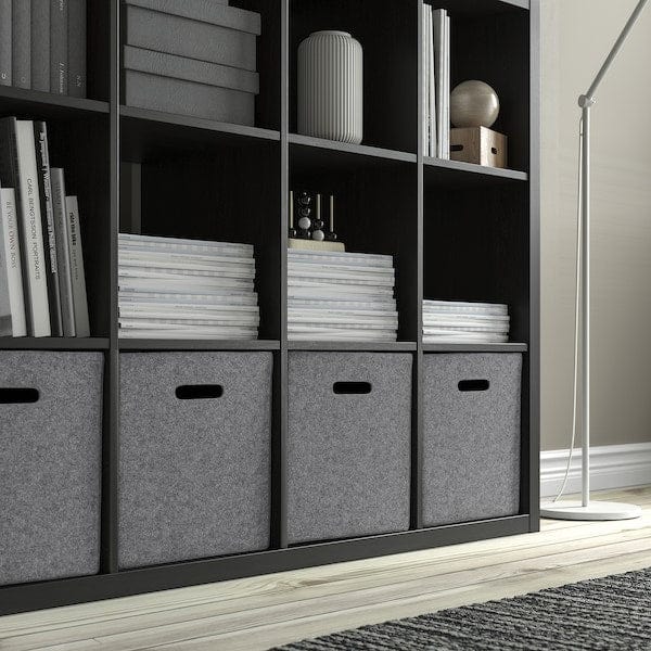 Ikea BLÄDDRA - Box, grey, 33x38x33 cm