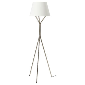 Ikea BLÄNKFYR - Floor lamp, nickel-plated