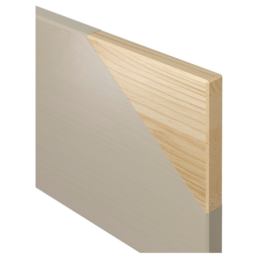 BLÄSTÅSEN bedside table, grey-beige, 50x37x76 cm