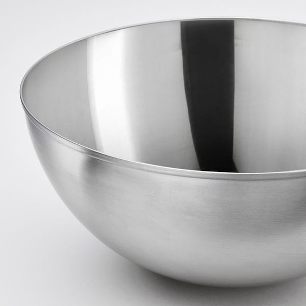 Ikea BLANDA BLANK - Serving bowl, stainless steel, 20 cm