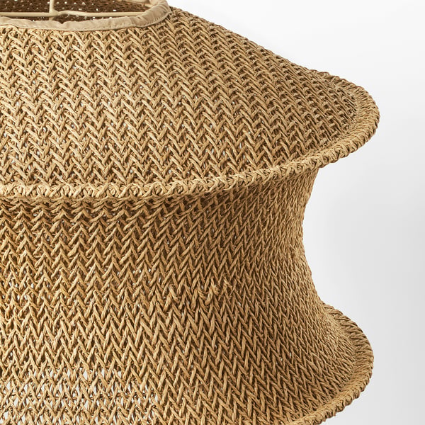 BLÅSTÅNG / HEMMA pendant lamp, beige/black, 45 cm