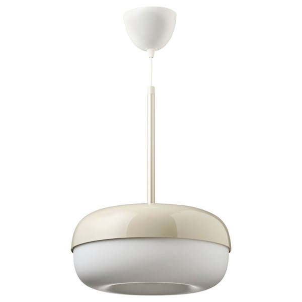 BLÅSVERK pendant lamp, beige, 37 cm