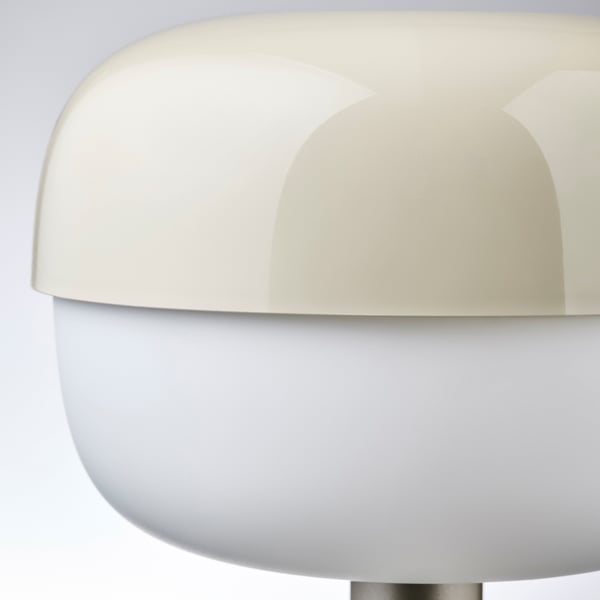 BLÅSVERK table lamp, beige, 36 cm