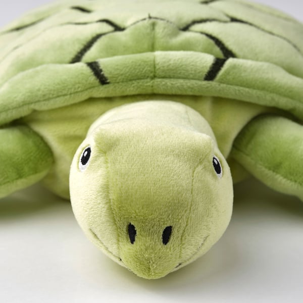 BLÅVINGAD soft toy, turtle/green, 44 cm