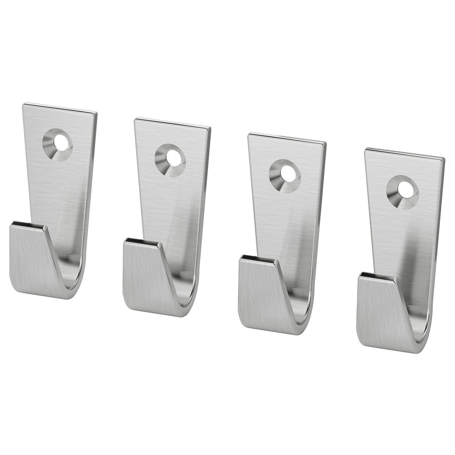 BLECKA hook, nickel-plated, 5 cm, 4 pack
