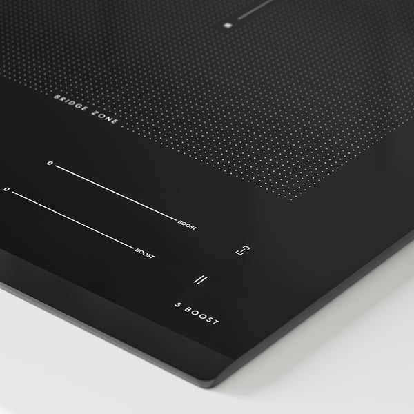 BLIXTSNABB induction hob, IKEA 700 black, 78 cm