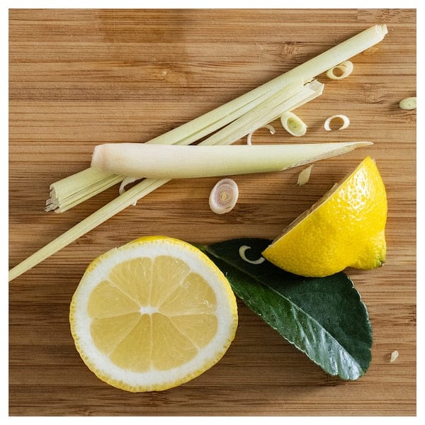 Ikea BLODHÄGG - Scented tealight, lemon & lemongrass/yellow, 3.5 hr