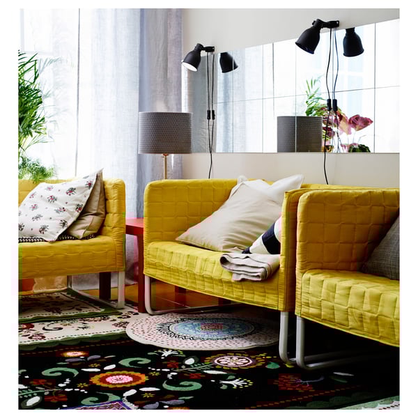 BLODLÖNN mirror, 30x30 cm, 4 pack