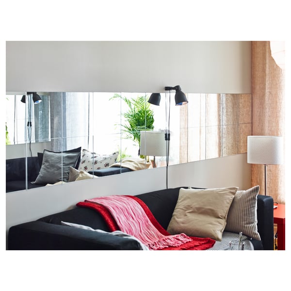 BLODLÖNN mirror, 30x30 cm, 4 pack