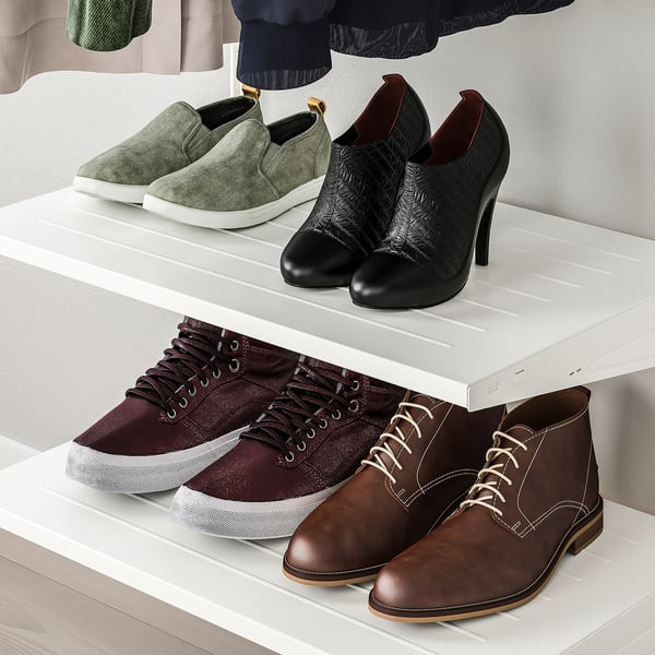 BOAXEL wardrobe combination, white, 62x40x201 cm