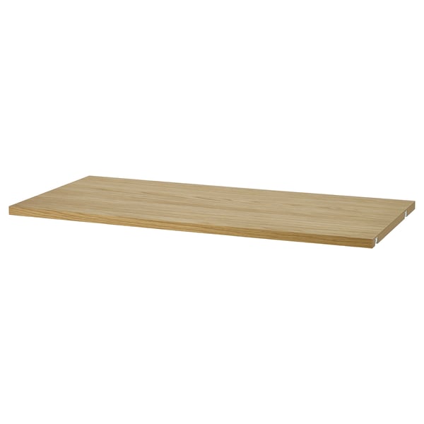 BOAXEL shelf, oak effect, 80x40 cm