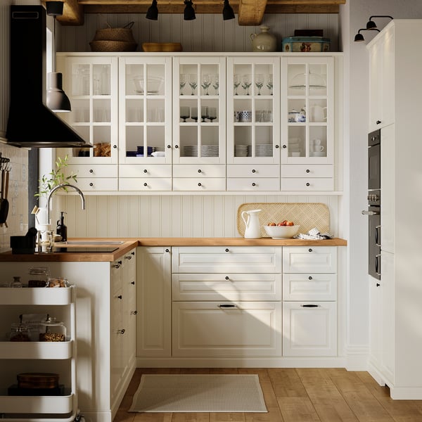 BODBYN door, off-white, 40x80 cm