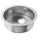 BOHOLMEN single-bowl inset sink, stainless steel, 45 cm