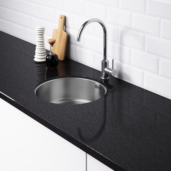 Ikea BOHOLMEN - Built-in 1-bowl sink, stainless steel, 45 cm