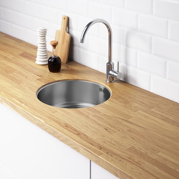 Ikea BOHOLMEN - Built-in 1-bowl sink, stainless steel, 45 cm
