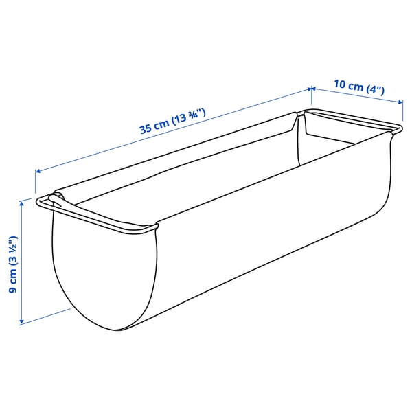 BOLLÖSUND drawer organiser, hanging/beige