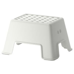 BOLMEN step stool, white, 44 cm