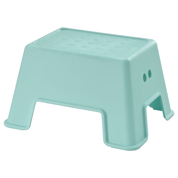 BOLMEN step stool, light turquoise
