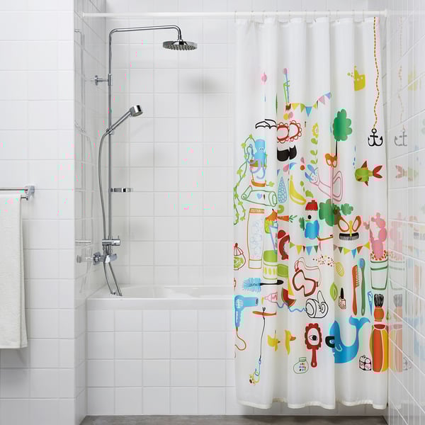 BOTAREN shower curtain rod, Minimum length: 120 cmMaximum length: 200 cm
