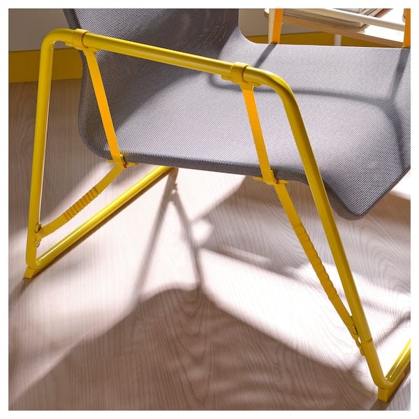 Ikea BRÄNNBOLL - Gaming easy chair, grey/bright yellow