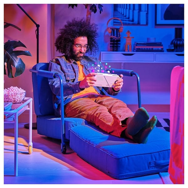 Ikea BRÄNNBOLL - Gaming Armchair, Knisa Bright Blue