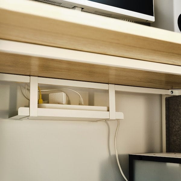 Ikea BRÄNNBOLL - Gaming station, light gray/white,100x72x180 cm