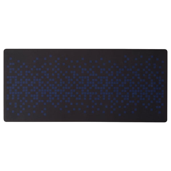 BRÄNNBOLL gaming mouse pad, black/patterned, 90x40 cm