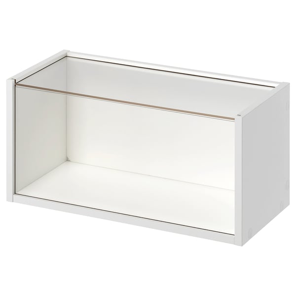 BRÄNNBOLL wall-mounted display cabinet, white, 50x25x25 cm