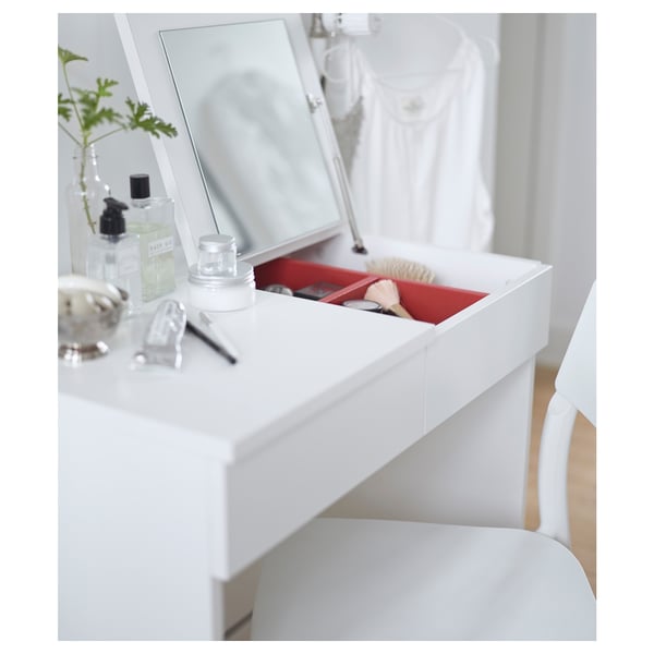 BRIMNES dressing table, white, 70x42 cm