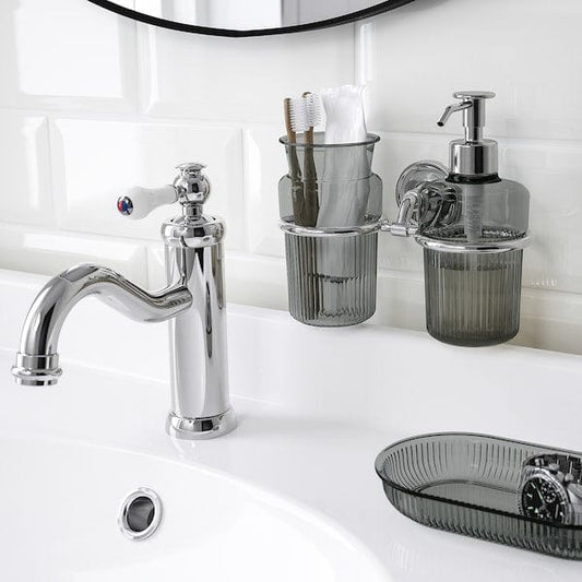 Ikea BROFJÄRDEN - Soap dispenser holder, chrome effect