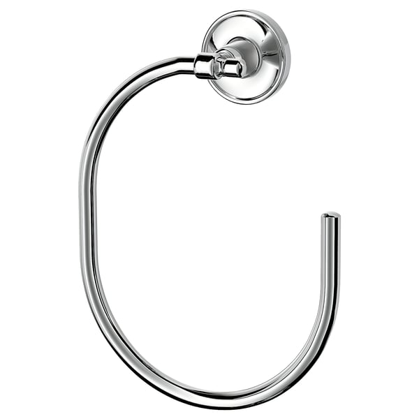 BROFJÄRDEN towel holder, chrome effect, 21 cm