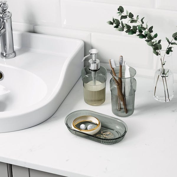 Ikea BROFJÄRDEN - Bath set, 3 pieces, gray
