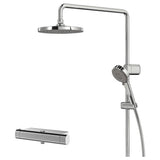 BROGRUND shower set with thermostatic mixer, chrome-plated, 300 mmx1170 mmx570 mm cm